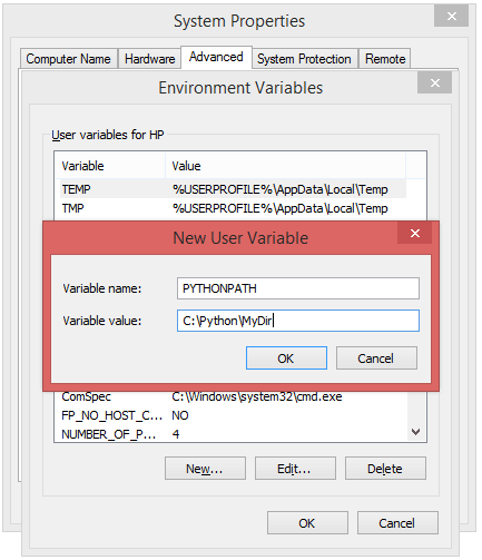 How to set python path